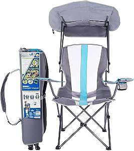 Double camping chair with canopy 2